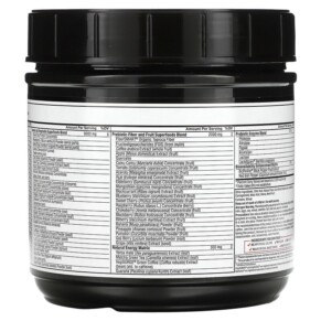 Bột siêu thực phẩm Force Factor Smarter Greens tăng năng lượng vị chanh-lime 15.4 oz (436 g) 3 Thành phần vi chất của Force Factor Smarter Greens Superfoods + Energy Powder Lemon-Lime 15.4 oz (436 g) 818594017102