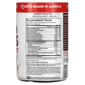 Bột Tăng Cường Sức Khỏe Force Factor Total Beets Pre-Workout vị Dưa Hấu 12.5 oz (354 g) 3 Thành phần vi chất của Force Factor Total Beets Pre-Workout Watermelon 12.5 oz (354 g) 818594019014