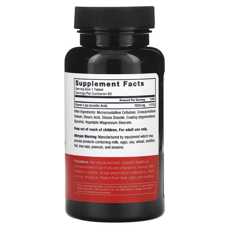 Viên uống Vitamin C Force Factor 1000 mg 60 viên 9 Viên uống Vitamin C Force Factor 1000 mg 60 viên 810126660947