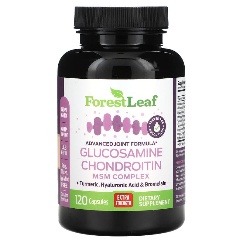 Forest Leaf, Glucosamine Chondroitin, Extra Strength, 120 viên 645080875812