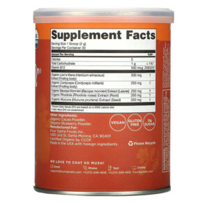 Bột pha chế Four Sigmatic Focus Blend 2.12 oz (60 g) từ Four Sigmatic 3 Thành phần vi chất của Four Sigmatic Focus Blend Mix 2.12 oz (60 g) 816897022212