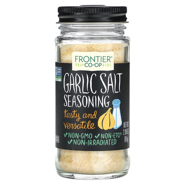 Frontier Co-op Garlic Salt Seasoning 2,99 oz 85 g 089836190840