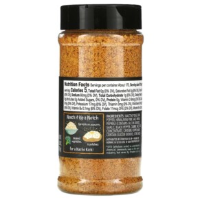 Thành phần vi chất của Frontier Co-op Premium Nutritional Yeast Nacho Spice 7.3 oz (207 g) 089836196569