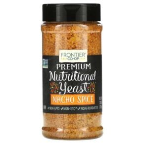 Thực phẩm bổ sung Frontier Co-op Premium Nutritional Yeast Nacho Spice 7.3 oz (207 g) 089836196569