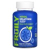 Thực phẩm bổ sung Fruily Herbal Melatonin Sleep with Organic Apple Peach & Mango Mixed Fruit 50 Gummies 850019556087