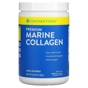 Thực phẩm bổ sung Further Food Premium Marine Collagen Peptides Unflavored 6.5 oz (185 g) 860706002629