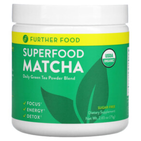 Thực phẩm bổ sung Further Food Superfood Matcha 2.65 oz (75 g) 860706002643