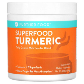 Thực phẩm bổ sung Further Food Superfood Turmeric 2.12 oz (60 g) 860706002650