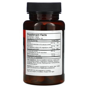 Futurebiotics Super Silica Complex 60 viên chay 3 Thành phần vi chất của Futurebiotics Super Silica Complex 60 Vegetarian Tablets 049479001088