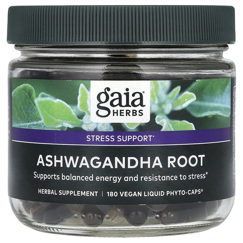 Gaia Herbs, Ashwagandha Root, 180 viên 751063152600