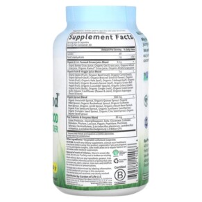 Garden of Life RAW Perfect Food Green Superfood Bột Rau Xay 240 viên chay 3 Thành phần vi chất của Garden of Life RAW Perfect Food Green Superfood Juiced Greens Powder 240 Vegan Capsules 658010114066