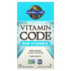 Thực phẩm bổ sung Garden of Life Vitamin Code RAW Vitamin E 60 Vegetarian Capsules 658010113779