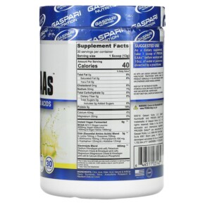 Gaspari Nutrition Proven EAAs vị Chanh Đá 13.75 oz (390 g) 3 Thành phần vi chất của Gaspari Nutrition Proven EAAs Lemon Ice 13.75 oz (390 g) 646511031432