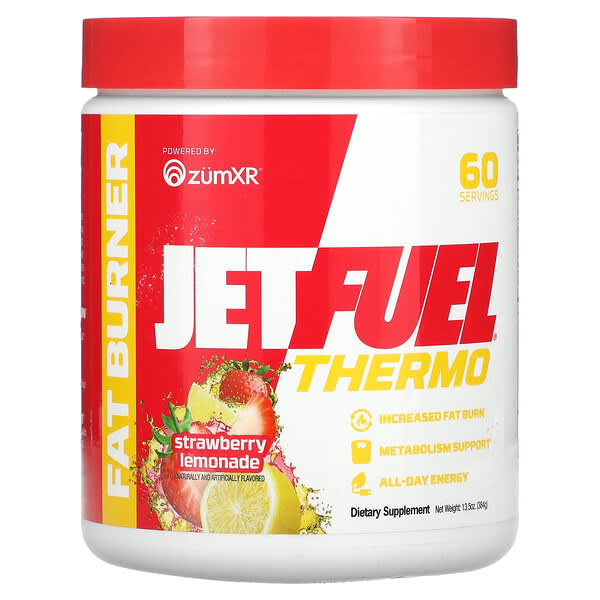 GAT JetFuel® Thermo Fat Burner Strawberry Lemonade 13,5 oz 384 g 816170025114