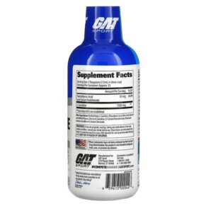 GAT L-Carnitine Amino Acid Táo Xanh 1.500 mg 16 oz (473 ml) 3 Thành phần vi chất của GAT L-Carnitine Amino Acid Green Apple 1.500 mg 16 oz (473 ml) 859613000446