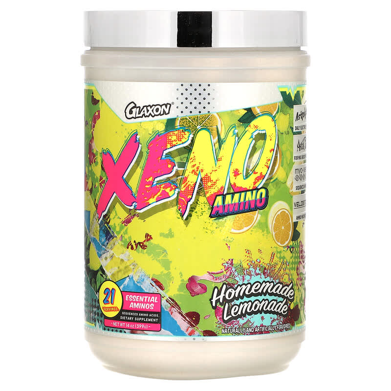 Glaxon, Xeno Amino, Homemade Lemonade, 14 oz (399 g) 850027534282
