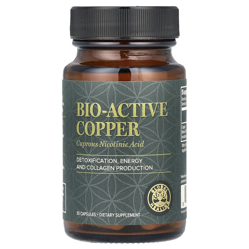 Viên uống Đồng sinh học Global Healing 30 viên 10 global healing bio active copper 30 capsules 140490 811839031680