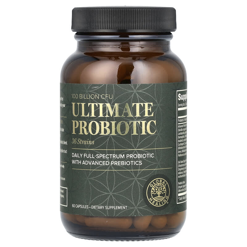 Probiotic Toàn Cầu, 100 tỷ CFU, 60 viên, Global Healing 5 Global Healing, Ultimate Probiotic, 100 tỷ CFU, 60 viên 811839032106