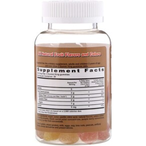 GummiKing Gummy Xơ 60 viên Gummies 3 Thành phần vi chất của GummiKing Fiber 60 Gummies 835776001346