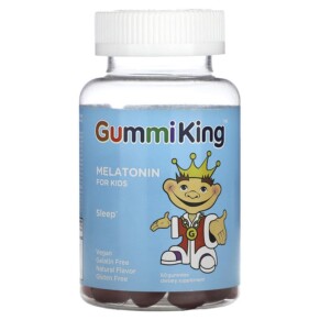 Thực phẩm bổ sung GummiKing Melatonin for Kids Strawberry 60 Gummies 835776001162