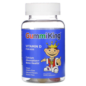Thực phẩm bổ sung GummiKing Vitamin D for Kids 60 Gummies 835776001599