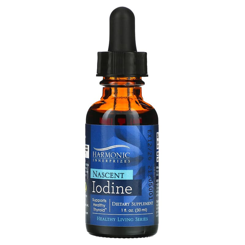 Harmonic Innerprizes I-ốt Nascent 1 fl oz (30 ml) 10 harmonic innerprizes nascent iodine 1 fl oz 30 ml 59940 640627000030