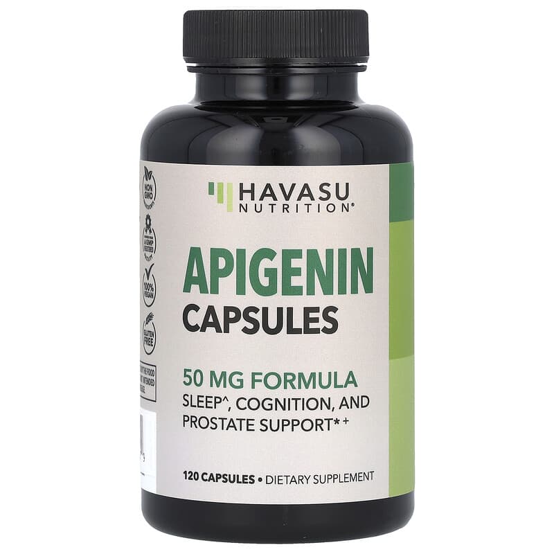 Apigenin Havasu Nutrition 50 mg 120 viên 10 havasu nutrition apigenin 50 mg 120 capsules 137155 850041750279