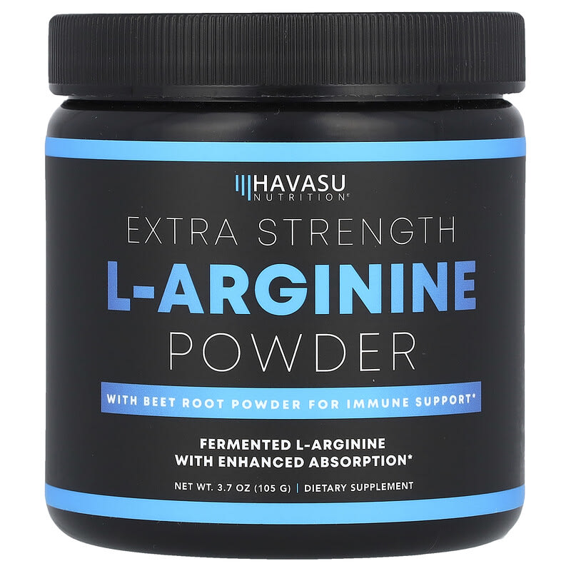 Havasu Nutrition, L-Arginine Powder, Extra Strength, 3,7 oz (105 g) 850008464379