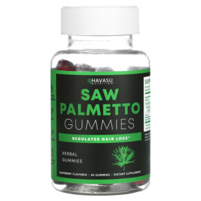 Thực phẩm bổ sung Havasu Nutrition Saw Palmetto Gummies Raspberry 60 Gummies 850008464607