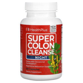 Thực phẩm bổ sung Health Plus Inc. Super Colon Cleanse Night 60 Capsules 083502087816