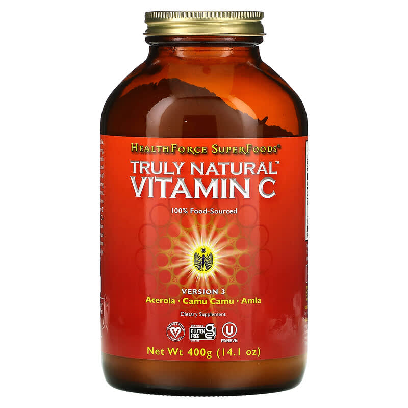 Vitamin C tự nhiên HealthForce Superfoods 400 g (14.1 oz) 10 healthforce superfoods truly natural vitamin c 14 1 oz 400 g 20523 650786000208