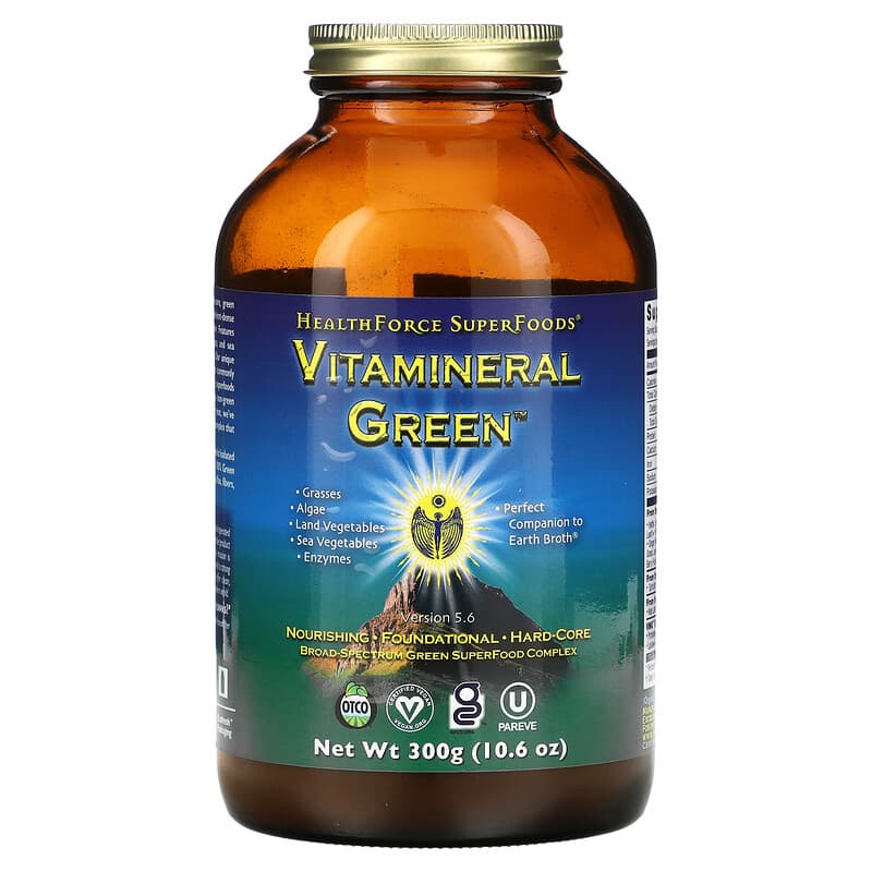 HealthForce Superfoods Vitamineral Green Phiên Bản 5.6 300 g 10 healthforce superfoods vitamineral green version 5 6 10 6 oz 300 g 22915 650786000239