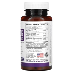 Viên uống chống oxy hóa Healths Harmony Super Antioxidants 60 viên 3 Thành phần vi chất của Healths Harmony Super Antioxidants 60 Capsules 642415388665