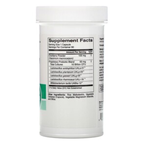 HealthyBiom Probiotics Nữ viên nén Cranberry 10 tỷ CFUs 90 viên thực vật 3 Thành phần vi chất của HealthyBiom Women's Cranberry Probiotics 10 Billion CFUs 90 Veggie Capsules 898220015863