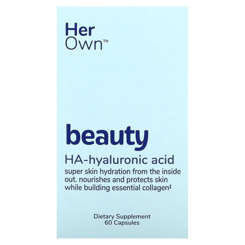 Viên uống làm đẹp Her Own chứa HA-Hyaluronic Acid 60 viên 10 her own beauty ha hyaluronic acid 60 capsules 134738 035046134242
