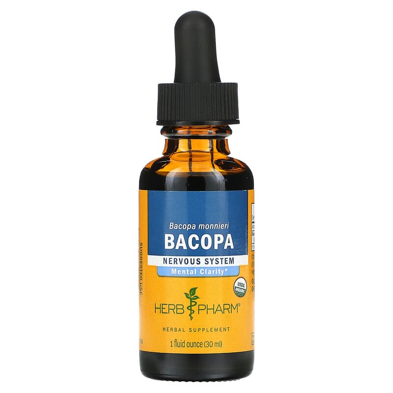 Tinh Chất Bacopa Herb Pharm 30 ml (1 fl oz) 10 herb pharm bacopa 1 fl oz 30 ml 42583 090700004385