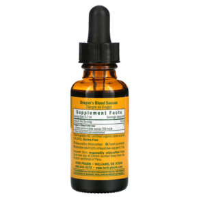 Tinh Chất Nhựa Rồng Herb Pharm 1 fl oz (30 ml) 3 Thành phần vi chất của Herb Pharm Dragon's Blood 1 fl oz (30 ml) 090700004330