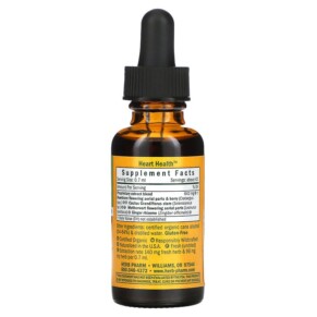 Herb Pharm Sức Khỏe Tim Mạch 1 fl oz (30 ml) 3 Thành phần vi chất của Herb Pharm Heart Health 1 fl oz (30 ml) 090900000071