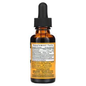 Herb Pharm Tăng Cường Miễn Dịch Cho Trẻ Em không cồn 30 ml 3 Thành phần vi chất của Herb Pharm Kid's Immune Fortifier System Builder Alcohol Free 1 fl oz (30 ml) 090700030834