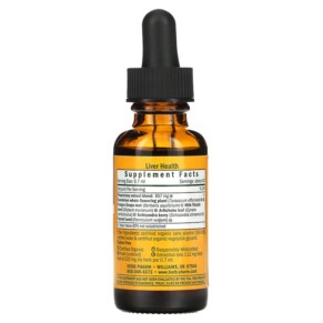Thành phần vi chất của Herb Pharm Liver Health 1 fl oz (30 ml) 090900000118