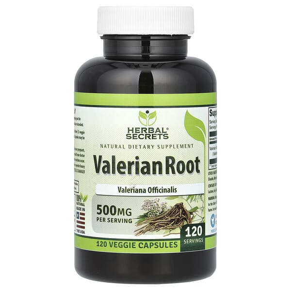 Herbal Secrets Valerian Root 500 mg 120 viên 810180024228