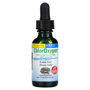 Thực phẩm bổ sung Herbs Etc. ChlorOxygen Chlorophyll Concentrate Alcohol Free Mint 1 fl oz (30 ml) 765704319215