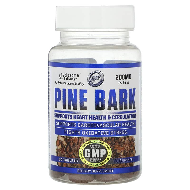 Hi Tech Pharmaceuticals, Pine Bark, 200 mg, 60 viên 811836024463