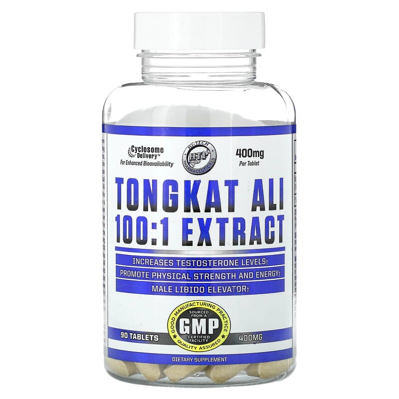 Hi Tech Pharmaceuticals, Tongkat Ali 100:1 Extract, 400 mg, 90 viên 811836025910