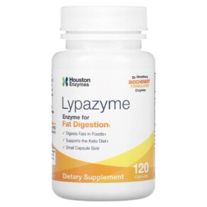 Thực phẩm bổ sung Houston Enzymes Lypazyme 120 Capsules 898631000427