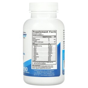 viên nhai Houston Enzymes TriEnza 180 viên nhai 3 Thành phần vi chất của Houston Enzymes TriEnza Chewable 180 Chewable Tablets 898631000304