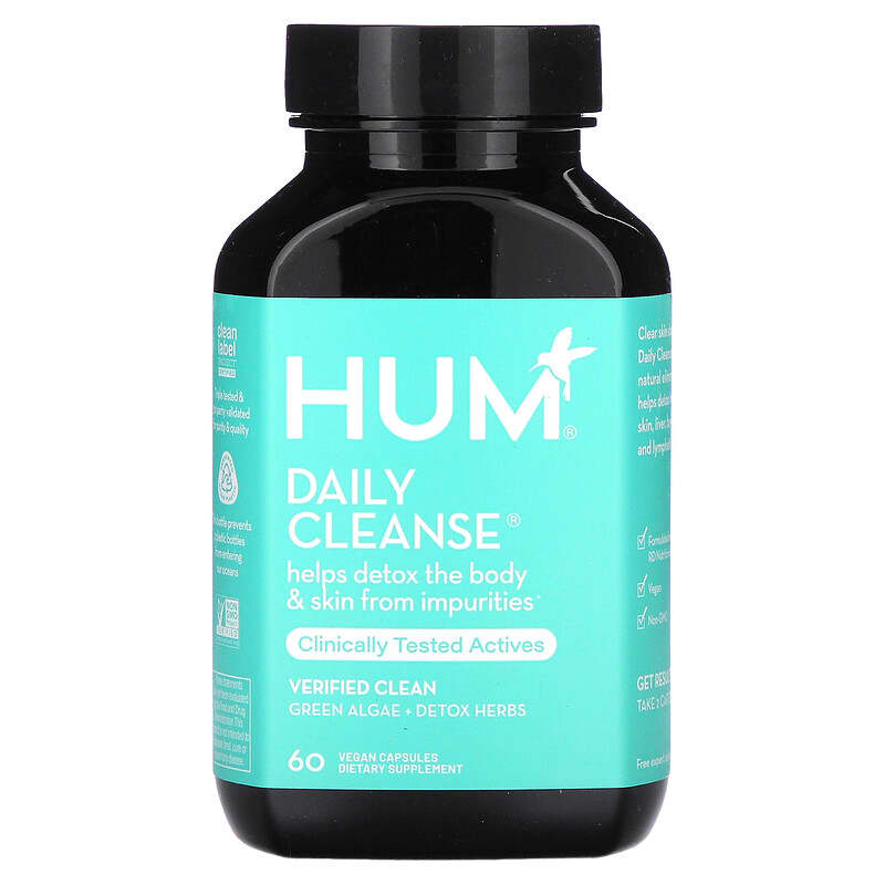 HUM Nutrition, Daily Cleanse, 60 viên 855514005030