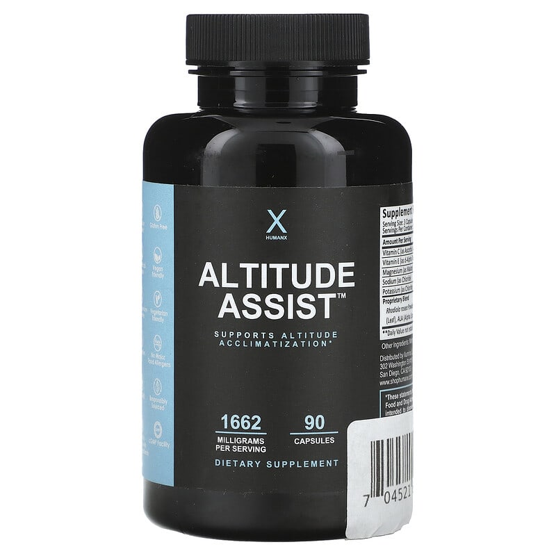 Humanx, Altitude Assist, 1.662 mg, 90 viên (554 mg/viên) 704521673766
