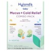 Thực phẩm bổ sung Hyland's Baby Mucus + Cold Relief Combo Pack Daytime/Nighttime 6+ Months 2 Bottles 4 fl oz (118 ml) Each 354973337411