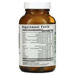 Viên uống đa vitamin Innate Response Formulas cho nam giới trên 40 tuổi không chứa sắt 120 viên 3 Thành phần vi chất của Innate Response Formulas Men's 40+ Multivitamin Iron Free 120 Tablets 051494401637